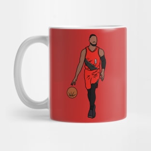 Damian Lillard Dribbling Mug